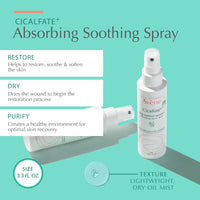 Thumbnail for Avène Cicalfate+ Absorbing Soothing Spray to dry and restore irritated, sensitive skin, helps restore skin barrier, safe for infants, children and adults