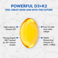 Thumbnail for BioTrust Sol Joy, High-Potency Vitamin D3 K2 – High Potency (50 mcg)