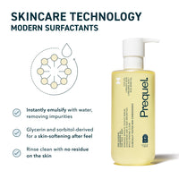 Thumbnail for Prequel Skin Pre-Gleanse Oil Cleanser for Face. Double Cleansing Oil Skincare for Women with Cica and more. Non-Comedogenic Makeup Remover. Unscented Gentle Formula For All Skin Types. 13.5oz