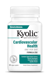 Thumbnail for Kyolic Aged Garlic Extract Formula 250, Cardiovascular Health*, One Per Day 30 Caplets