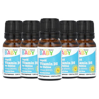 Thumbnail for California Gold Nutrition Baby Vitamin D3 by - Liquid D3 Supplement for Babies, Vegetarian Friendly - Alcohol & Gluten Free, Non-GMO - 10 mcg (400 IU), 0.34 fl oz (10 ml)