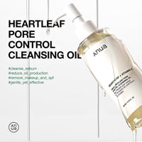 Thumbnail for Anua Double Cleanser Duo for Facial Cleansing : Heartleaf Pore Control Cleansing Oil & Heartleaf Quercetinol Pore Deep Cleansing Foam for Double Cleansing, Korean Skincare