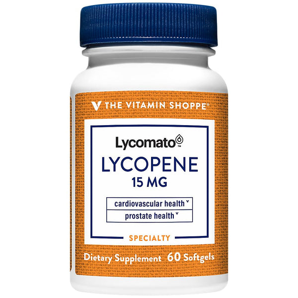 The Vitamin Shoppe Lycopene 15MG, Antioxidant That Supports Cardiovascular, (60 Softgels)