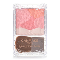 Thumbnail for CANMAKE - Glow Fleur Cheeks - Long-Lasting Light Natural Blending Gentle Pearl Radiance - 0.20oz (5.7g) (02 Apricot Fleur)