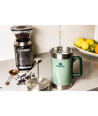 Thumbnail for STANLEY Classic Stay-Hot French Press Coffee Maker 48 oz | 5 Minute Brew, 4 Hours Hot | Mesh Filter for Coffee Grounds | Insulated Stainless Steel French Press | BPA-Free | Black 2.0