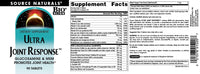 Thumbnail for Source Naturals Ultra Joint Response, Bio-Align, Glucosamine and MSM, Promotes Joint Health* - 90 Tablets