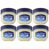 Thumbnail for Vaseline Lip Therapy 6-Pack – Mini Lip Balm, Travel-Size Petroleum Jelly Moisturizer for Dry Lips, 0.25 Oz Each