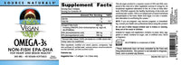 Thumbnail for Source Naturals Vegan Omega 3s Epa-Dha* 300 mg - 90 Softgels