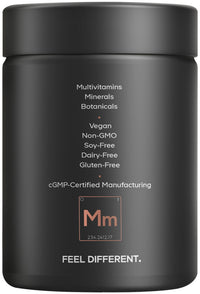 Thumbnail for Codeage Men's Multivitamin 50+ Supplement - Essential Vitamins for Men Over 50 Years Old, Minerals, CoQ10, Turmeric, Saw Palmetto, Maca, Panax Ginseng, Probiotics & Botanicals - Non-GMO - 90 Capsules