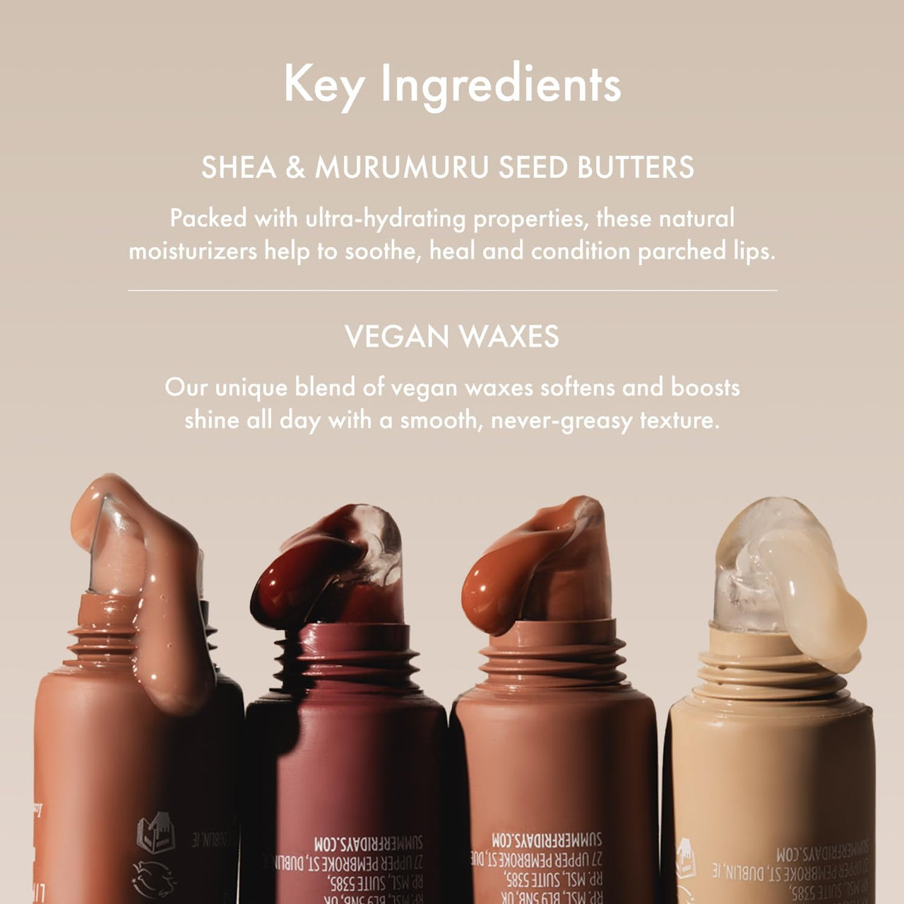 Summer Fridays Tinted Lip Butter Balm - Conditioning Vegan Lip Balm for Instant Moisture, Shine & Hydration - Sheer-Tinted, Soothing Skincare - Vanilla Beige (.5 Oz)
