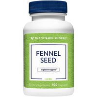 Thumbnail for The Vitamin Shoppe Fennel Seed 480MG (Foeniculum Vulgare Seed), Herbal Supplement for Digestive Support & Intestinal Health (100 Capsules)