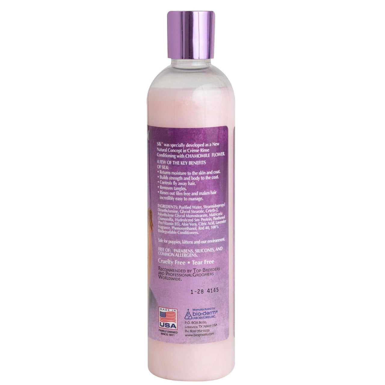 Bio-Groom Silk Creme Rinse Dog Conditioner - Conditioner for Dogs & Puppy, Hair Detangler - 12 Fl Oz 1-Pack