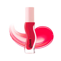 Thumbnail for Gisou Honey Infused Hydrating Lip Oil, Nourishing Lip Moisturizer for Dry Lips, High Shine, Smooth Finish, Sheer Pinky Red Shade, Juicy Strawberry Scent, Strawberry Sorbet, 8ml