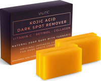 Thumbnail for VALITIC Kojic Acid Dark Spot Remover Soap Bars with Vitamin C, Retinol, Collagen, Turmeric - Original Japanese Complex Infused Hyaluronic Acid, E, Shea Butter, Castile Olive Oil (4 Pack)