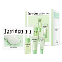 Thumbnail for Torriden BALANCEFUL Cica Trial Kit, 5D Cica Infused Daily Skincare Kit - 4 Step Regimen with Cleansing Gel, Toner Pad, Serum, and Cream | Korean Skin Care Set