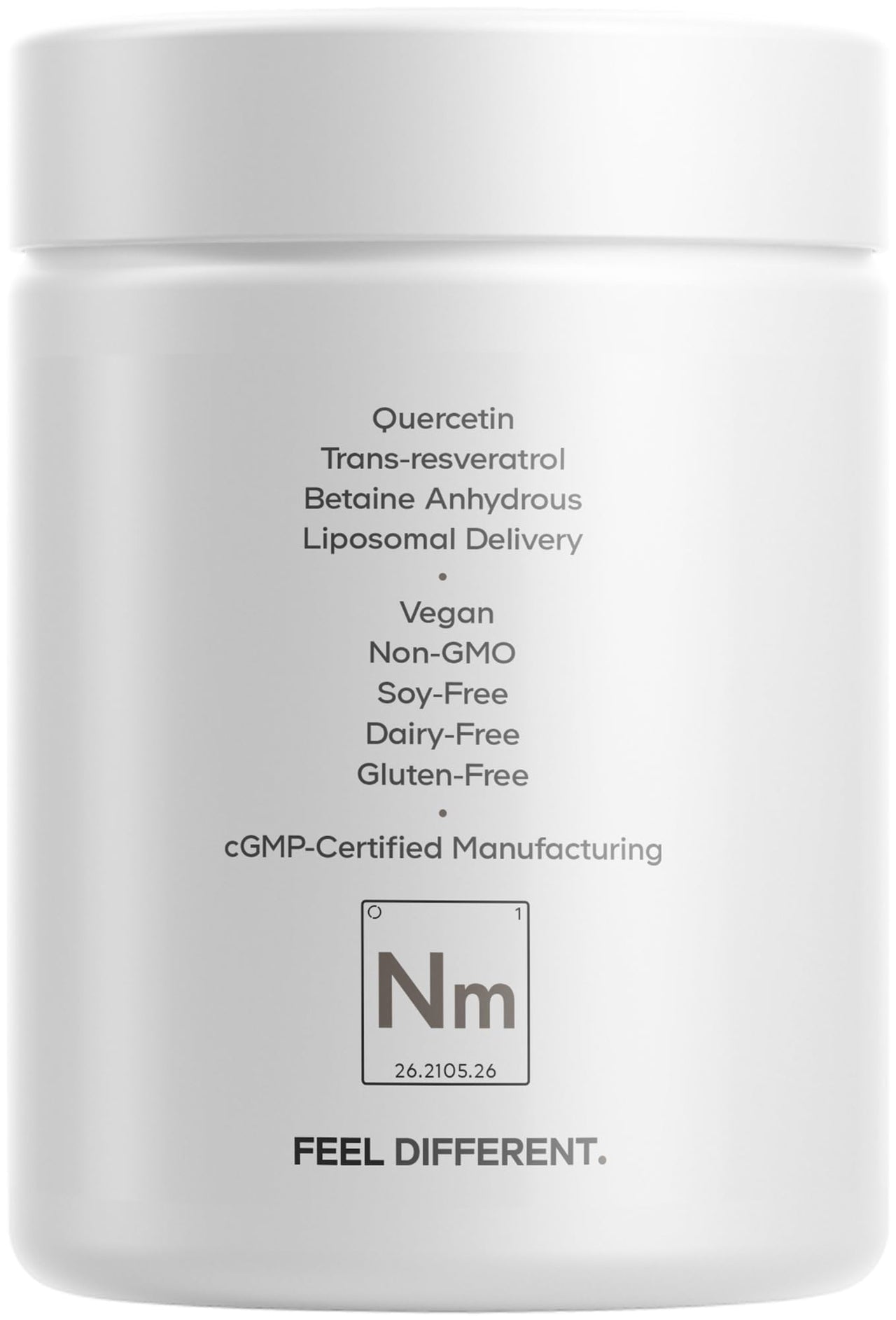 Codeage Liposomal NMN Platinum - 500 mg NMN Supplement, Nicotinamide Mononucleotide, NAD Precursor - Quercetin, Resveratrol, Betaine TMG, Vitamin B2 Riboflavin & Vitamin B12 - Non-GMO - 90 Capsules
