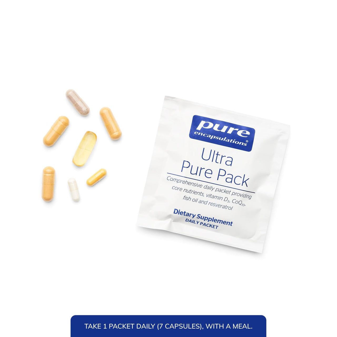 Pure Encapsulations Ultra Pure Pack - Daily Comprehensive Multivitamins - Supports Well-Being* - with Coenzyme Q10, Vitamin C & More - Non-GMO - 30 Packets