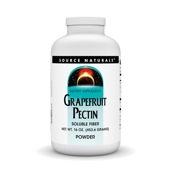 Source Naturals Grapefruit Pectin, Soluble Fiber - Dietary Supplement - 16 oz Powder