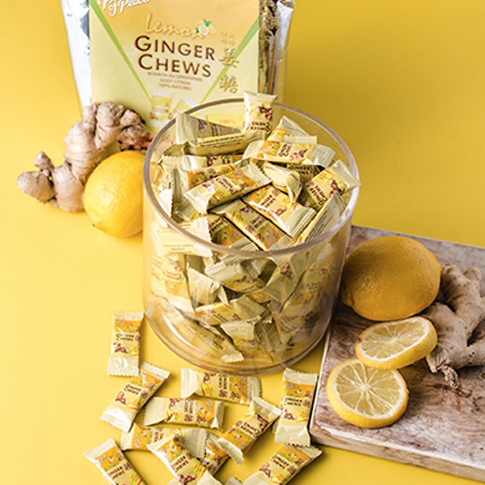 Prince of Peace Ginger Chews With Lemon, 1 lb. â€“ Candied Natural Candy