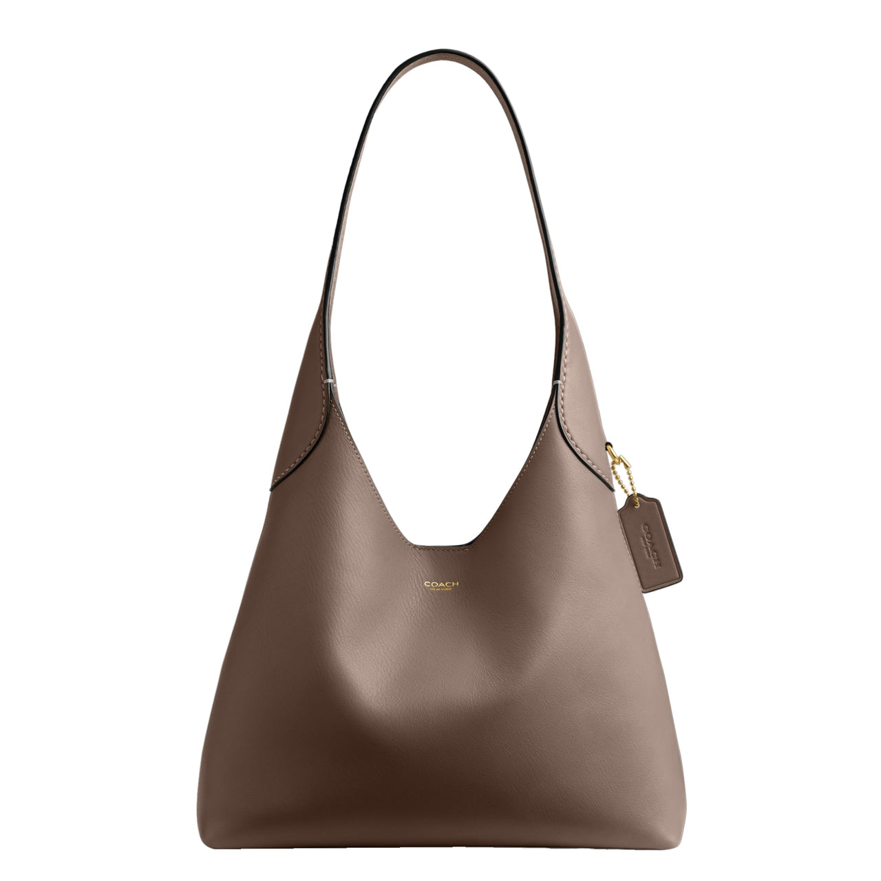 COACH Women's Brooklyn Shoulder Bag 28, B4/Dark Stone, One Size