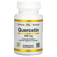 Thumbnail for California Gold Nutrition Quercetin, 500 mg, 30 Veggie Capsules