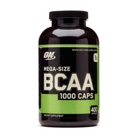 Thumbnail for Optimum Nutrition Mega-Size BCAA 1000 Caps - 400 Capsules (200 Servings)