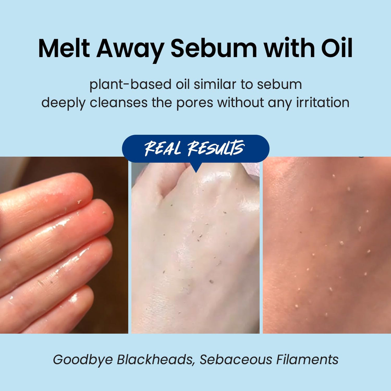 coxir ULTRA HYALURONIC CLEANSING OIL, Travel-Size, Korean Facial Cleanser l Blackhead, Makeup Removal with Hyaluronic Acid, Cruelty Free, No Mineral Oil [1.69fl.oz (Pack of 1)]