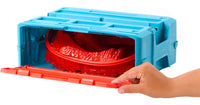 Thumbnail for Hot Wheels Toy Car Track Set, Track Builder Playset Flame Stunt Pack with 16 Component Parts & 1:64 Scale Vehicle in Modular Storage Container