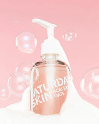 Thumbnail for Saturday Skin Hydrating Gentle Facial Gel Cleanser Makeup Remover Sensitive Skin Face Wash Antioxidant Vitamin Brightening Smoothing | Korean Skin Care CICA Acai Berry Oats