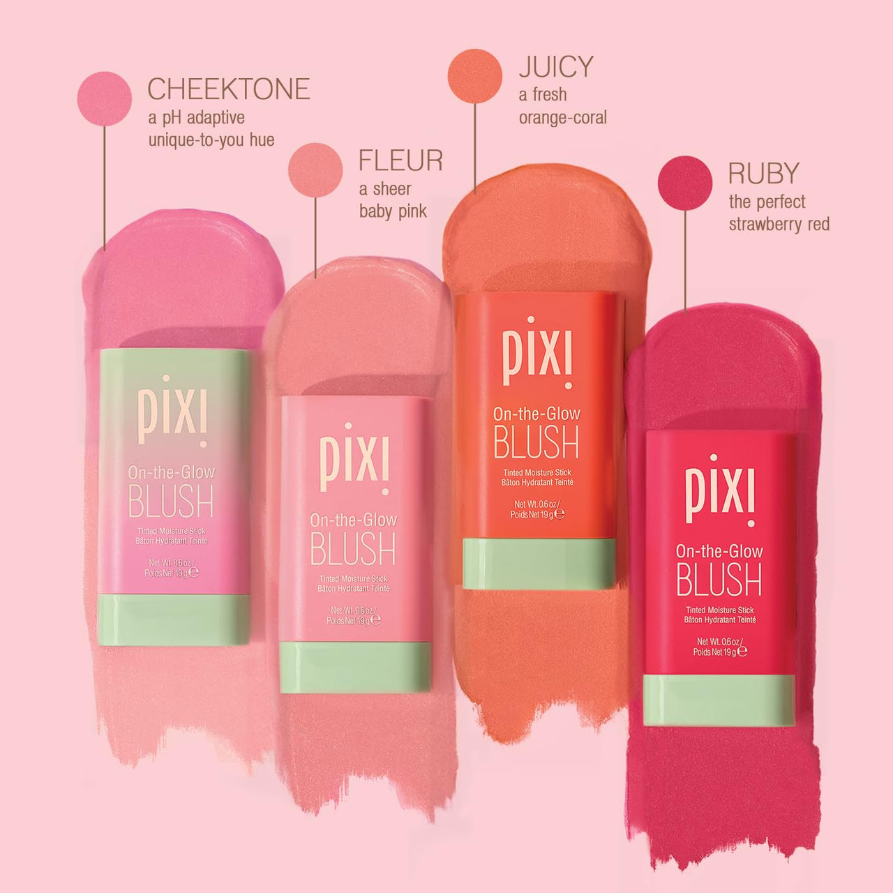 Pixi Beauty SunKissed Sheen On-the-Glow Trio, Blush, Bronze, and Highlighter Routine
