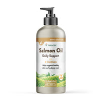 Thumbnail for NaturVet – Salmon Oil Skin & Coat Plus Omegas | Supports Healthy Skin & Glossy Coat | Natural Source of Omega-3 & 6 Fatty Acids | for Dogs & Cats (17 oz Oil)