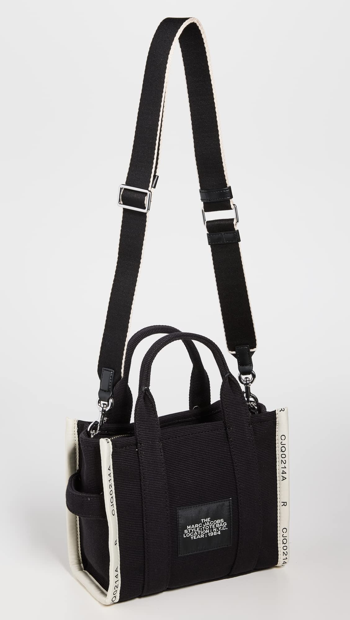 Marc Jacobs Women's Mini Traveler Tote, Black, One Size