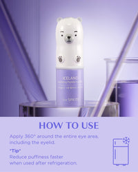 Thumbnail for THESAEM Iceland Hydrating Peptide Eye Stick 0.24oz - Elasticity, Cooling, Moisturizing Eye Balm for Loose Skin – Under Eye Treatment - Balm to Smooth Skin Texture - Daisy Flower Scent