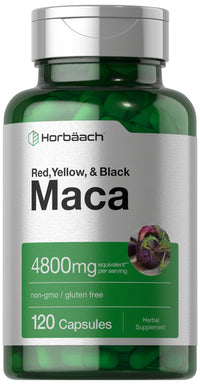 Thumbnail for Horbäach Maca Root Capsules for Men and Women | 120 Pills | High Potency Extract | Non-GMO and Gluten Free Formula