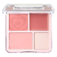 Thumbnail for Contour Palette, 2 In 1 Blush Highlight Palette, Blush and Highlighter Makeup, Non-greasy, Lasting Sparkling, Sculpt the Face Makeup (#02 Energetic Peach, 9g)