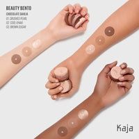Thumbnail for Kaja 3 Colors Eyeshadow - Beauty Bento 08 Chocolate Dahlia | Mosaic Chrome, Shimmer, Matte finish, Cruelty free, K-Beauty Mini Palettes, Easy Finger Blendable, Glitter, High Pigmentation, 0.03 Oz