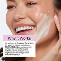 Thumbnail for CLEARSTEM - GENTLECLEAN Vitamin C Infused Calming Wash - Facial Cleanser, Makeup Remover - Goldenseal + Green Tea - Facial Skin Care Products - Gluten Free, Cruelty Free - 6 fl oz / 207ml