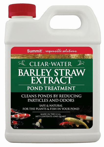 Summit Clear-Water Barley Straw Extract Concentrate - 1 Quart, Natural Pond Water Clarifier