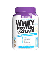 Thumbnail for Bluebonnet Grass Fed Whey Protein Isolate 26 g Energy & Workout Recovery BCAA Amino Acids - Gluten-Free, Non-GMO, Soy-Free Vanilla Protein Powder for Women & Men - 14 Servings