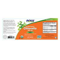 Thumbnail for Now Foods Chlorella 500 mg, 200 Tablets (Pack of 2)