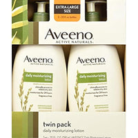 Thumbnail for Aveeno Active Naturals Daily Moisturizing Lotion, New 2 Pack Of 20 Fl Ounce Pump, 1 Fl Ounce