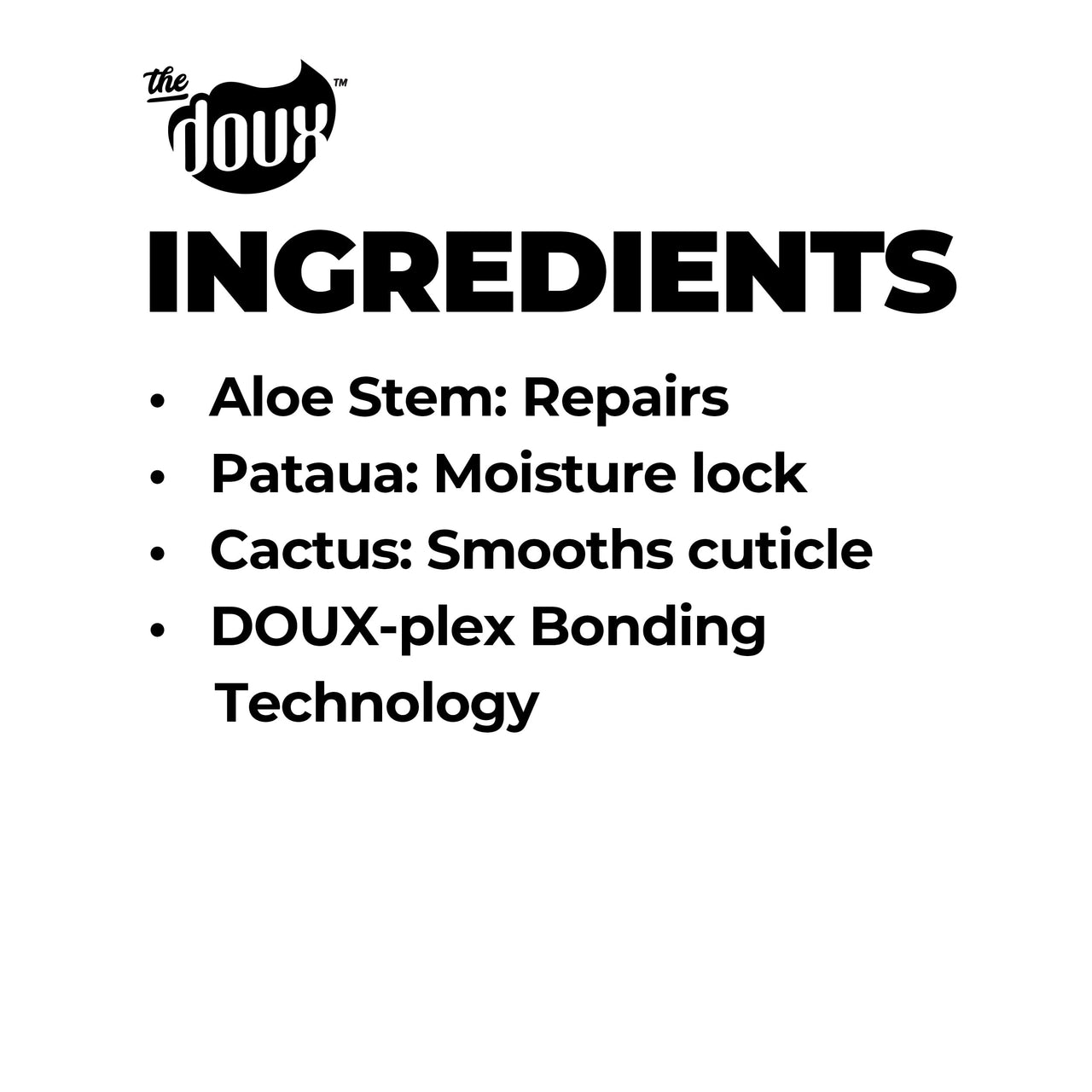 The Doux PRESS REWIND and FAST FORWARD Bundle - Shampoo and Conditioner Set for Curly Hair - With Aloe Stem Cell, Cactus, and Pataua Oil
