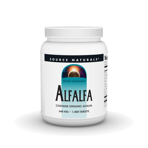 Image 1 of Source Naturals Alfalfa 10 Grain Dietary Supplement - 1000 Tablets