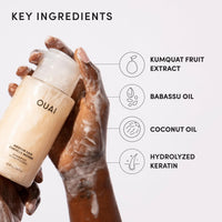 Thumbnail for OUAI Medium Shampoo - Hydrating Shampoo with Coconut Oil, Babassu, Kumquat Extract and Keratin - Strengthens, Nourishes and Adds Shine - Paraben, Phthalate and Sulfate Free Hair Care Products (10 Oz)