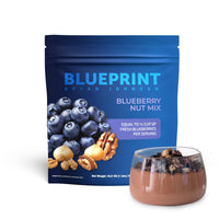 Thumbnail for Blueprint Bryan Johnson Blueberry Nut Mix - Real Blueberries, Roasted Macadamia Nuts and Walnuts - No Additives or Added Sugars - Keto and Paleo Friendly - 170mg Polyphenols (30 Servings)