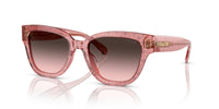 Thumbnail for COACH HC8379U Universal Fit Sunglasses, Tea Rose C/Grey Pink Gradient, 54 mm