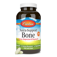Thumbnail for Carlson - Nutra-Support Bone, Calcium, Magnesium & Vitamin D3, Bone Health, Calcium Absorption & Optimal Wellness, 180 Softgels