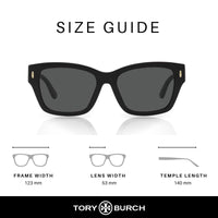 Thumbnail for Sunglasses Tory Burch TY 7167 U 170987 Black