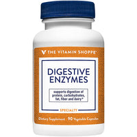 Thumbnail for The Vitamin Shoppe Digestive Enzymes - Complete Digestive Support & Bloating Relief | Plant-Based Multi-Enzyme | 90 Veggie Caps | Vegan