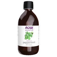 Thumbnail for NOW Essential Oils, Peppermint Oil, Invigorating Aromatherapy Scent, Steam Distilled, 100% Pure, Vegan, Child Resistant Cap, 16-Ounce